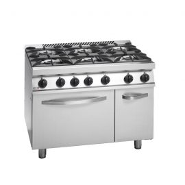 Open Burner with Oven