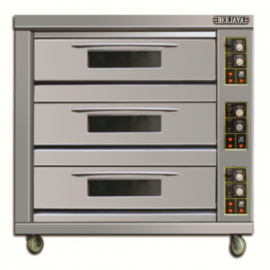 Gas Heated Baking Oven 3 Decks PFJ-BJY-G180-3BD