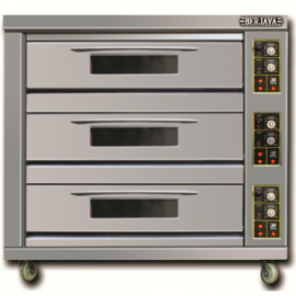 Gas Heated Baking Oven 3 Decks PFJ-BJY-G270-3BD