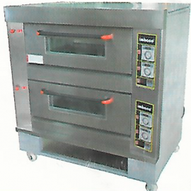 Gas Oven 2 Deck 2 Trays C/W Ceramic Stone WK-HXY-2-4DW