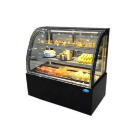 Curve Cake Showcase Chiller C/W Standard Glass Front Heater (Curve 3′) CSR1209T