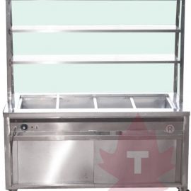 Bain Marie C/W 2 Tier Overshelf BM4-2