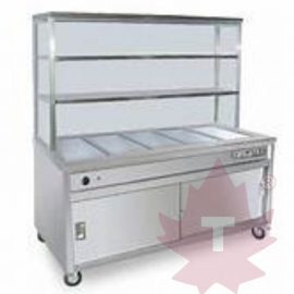 Bain Marie C/W 2 Tier Overshelf BM5-2