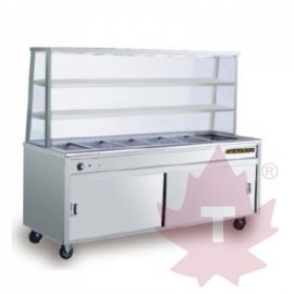 Bain Marie C/W 2 Tier Overshelf BM6-2