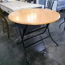 Round Table Top 3FT K-RO914 C/W Big Folding Leg K-CUX20