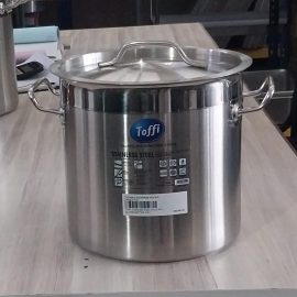25cm S/Steel Sandwich Bottom Stockpot C4425 (3 Ply)