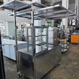 Custom Made Stainless Steel Burger Stall