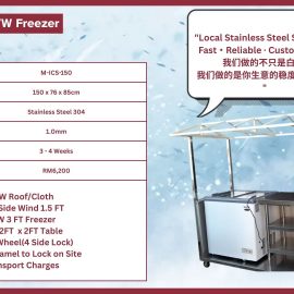 Custom Made Ice Cream Stall Come With Freezer M-ICS-150