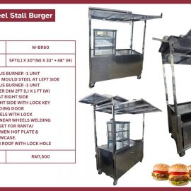Custom Made S/Steel Burger Stall M-BR60 (Copy)