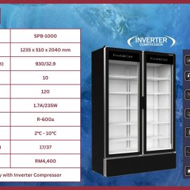 2 Door Inverter Cooler SPB-1000